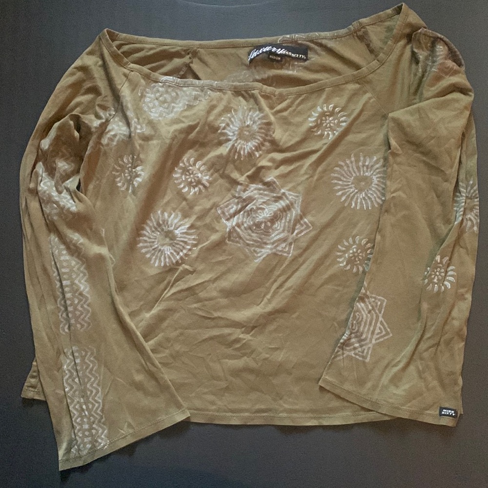 Y2K MISS SIXTY Scoop Neck Crop Top Size M